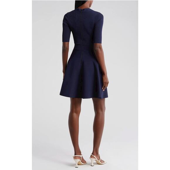 Ted Baker London Milly Sweetheart Sweater Dress Navy New Size 4 US 10 - Picture 2 of 10